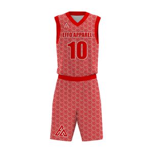 Uniformes de Baloncesto de Jersey 100% Poliéster Sublimados Personalizados de Alta Calidad para Venta en Línea - Product Image 1