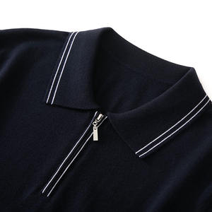 เสื้อโปโลคอปกซิป ¼  ป้องกันขนร่วง  โลโก้สั่งทำได้ สำหรับผู้ชาย คุณภาพพรีเมียม เสื้อกอล์ฟฤดูร้อน แขนสั้น เสื้อโปโลชาย - Product Image 2