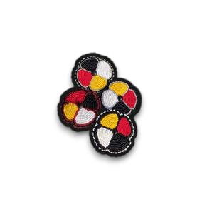 Broche de moda con cuentas Diseño de cuatro direcciones - Product Image 1