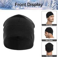 Gorro deportivo transpirable para motociclismo, poliéster y spandex, gorro para entrenamiento, gorro deportivo con logo personalizado.