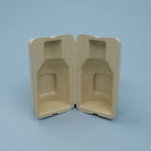 Nhà sản xuất phân hủy sinh học bột giấy chăm sóc da bao bì hộp đúc cho OEM mỹ phẩm chèn và đúc hộp carton - Product Image 5