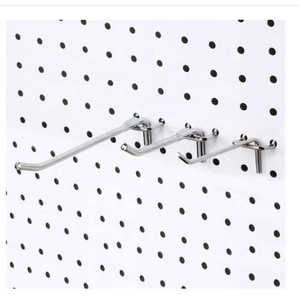 Factory Wholesale Metal Wire Chrome Display <b>Pegboard</b> <b>Hook</b> - Product Image 4
