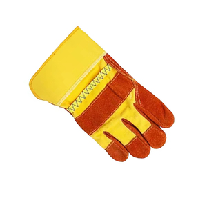 Guantes de Seguridad Industriales de Cuero, Personalización de Marca, Guantes de Protección de Cuero Premium, Precio de Fábrica OEM/ODM - Product Image 5