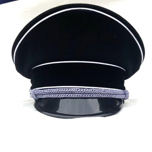 Nueva Gorra de Personal Alemán de Élite, Visera Blanca de Mezclilla, Protección Solar para Exteriores, Cordón Plateado Ajustable, Transpirable y Personalizable - Product Image 6