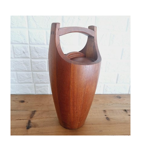 Seau à glace en bois 100% naturel, best-seller, refroidisseur à vin rouge en bois pour accessoires de bar - Product Image 5