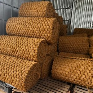 Tapis en fibre de coco tissée, géotextile en fibres végétales, revêtement de sol, protection de porte, vente en gros - Product Image 3