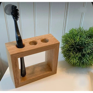 Elegant Wooden <b>Toothbrush</b> <b>Holder</b> Custom Bathroom Organizer Bathroom Product Best Quality & Most Selling Sale - Product Image 4