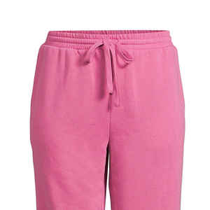 Pantalones Deportivos de Lona para Mujer, Corte Regular, Pierna Ancha, Transpirables, Ecológicos, Color Rosa - Product Image 4