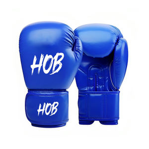 Gants de boxe en cuir rose à rayures blanches avec logo personnalisé, fermeture auto-agrippante antidérapante, super entraînement, tailles adultes - Product Image 4