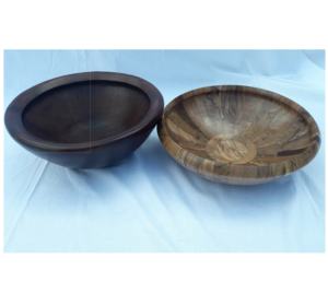 Tazón de madera de Acacia Premium de diseño rural moderno Tazón de ensalada de frutas de madera natural desechable Acabado pulido para el hogar Hotel - Product Image 5