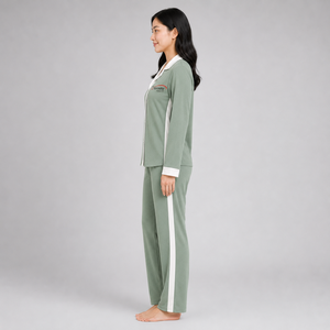 Ensemble de pyjama pour femmes, coton doux, respirant, confortable, vêtements de nuit, vêtements de détente, prix bas, fabricant en gros, ensemble de pyjama pour femmes - Product Image 2