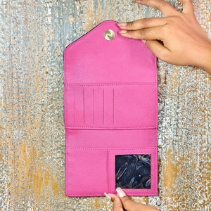 Cartera de Cuero Genuino con Diseño Floral Estilo Western, Marca Premium 2026, Nuevo Patrón Rosa para Mujer, a la Moda - Product Image 4