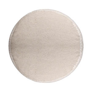 Tabourets et poufs pouf rembourrés en jute/coton tissé à la main à blocs de couleurs côtières - Product Image 6