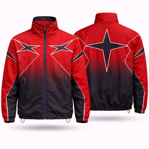 Veste coupe-vent unisexe tendance en polyester 100 % imperméable et respirant avec logo personnalisé Wida Sports pour sports de plein air – Vente en gros - Product Image 1