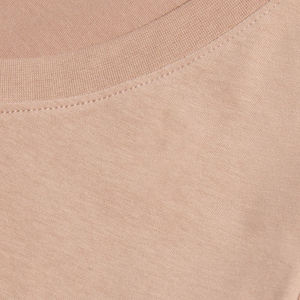 Camiseta de Mujer de Manga Corta, Holgada, Informal, de Algodón, para Verano, con Logotipo Personalizado, Proveedor Mayorista OEM - Product Image 3