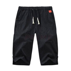 Services OEM, prix raisonnable, shorts décontractés pour hommes, taille mi-haute, écologiques, respirants, en coton, design personnalisé, streetwear - Product Image 2