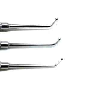 Juego de Instrumentos de Acero Inoxidable para Pulido de Amalgama y Composite con Doble Punta y Agarre Ergonómico CE de Grip Surgical - Product Image 3