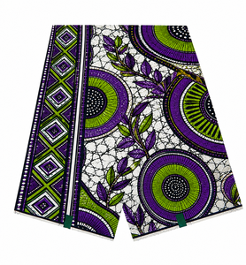 Último Modelo, Tela Africana de Batik Orgánico Tejido de Alta Calidad, 100% Algodón, con Estampado Brillante, para Vestidos Capulana - Product Image 2