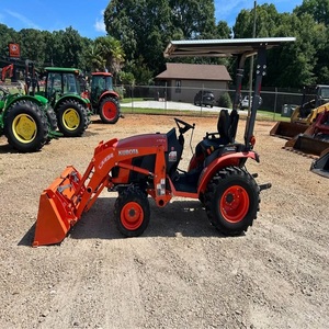 รถแทรกเตอร์เกษตรคุณภาพสูง Kubota B2601 ขับเคลื่อน 4 ล้อ พร้อมที่ตัก 23 แรงม้า รถแทรกเตอร์สวน ราคาถูกมาก ปั๊ม เครื่องยนต์ เกียร์ - Product Image 1