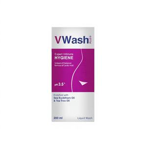 VWash, Lavado Íntimo para Mujeres, Equilibrio del pH, Líquido de Higiene Íntima, 100 ml, Cuidado de la Piel - Product Image 1