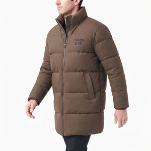 <b>Men's</b> Padded Jacket Cozy Hooded Zip Up Winter <b>Coat</b> Windproof Modern Filled Outerwear <b>for</b> <b>Men</b> Wholesale Modern Trend - Product Image 4