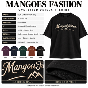 T-shirt tricoté pour homme 180g 100% polyester, col côtelé, coupe oversize, épaules tombantes, grammage lourd, vierge, streetwear - Product Image 6