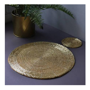 <b>Beaded</b> <b>Placemats</b> Set <b>Placemat</b> 5mm Christmas Table Mat Decorative Centerpiece <b>Beaded</b> Mats & Pads Best Price - Product Image 2