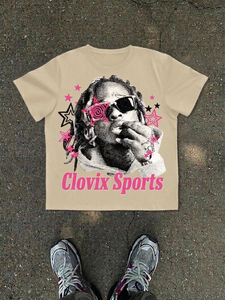 T-shirt Homme Oversize en Coton Lourd de Haute Qualité Clovix SPORTS, Personnalisable avec Logo, Vêtement Décontracté, Vente en Gros - Product Image 5