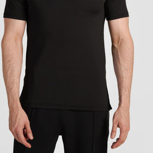 Camisetas de Verano para Hombre al por Mayor con Logotipo Personalizado, Camisetas de Malla de Manga Corta, Cuello Redondo, Corte Ajustado, Altamente Cómodas, de Secado Rápido y Transpirables - Product Image 6