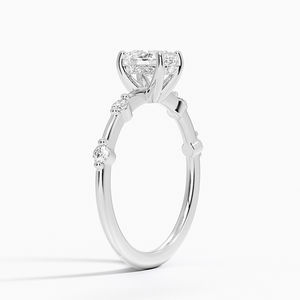 BOJ <b>Ring</b> 011 Oval Cut <b>925</b> <b>Silver</b> Aimee Hidden Halo Diamond Engagement <b>Ring</b> 2ct D Color VVS1 Moissanite GRA Certified <b>Ring</b> - Product Image 2