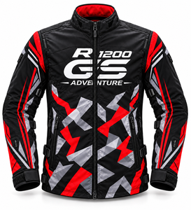 Chaqueta de Motociclismo Unisex GS Rallye Trophy de Cordura de 3 Capas para Hombre/Mujer, Chaqueta de Turismo/Todoterreno para 4 Estaciones, Aventura/Enduro CE - Product Image 1