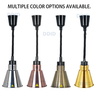 Lampe chauffante professionnelle en acier inoxydable pour buffet et maintien au chaud des aliments, équipement de cuisine pour hôtels, restaurants et cuisines commerciales