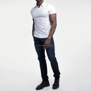 Camisetas Polo Personalizadas de Manga Corta para Hombre, de Algodón, 230g 180g, Tela de Poliéster y Elastano, Camisetas de Golf con Logotipo Personalizado - Product Image 2