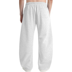Pantalones de Seersucker con Textura Arrugada, Cintura con Cordón Ajustable, Bolsillos Laterales, Corte Holgado y Ligero para Hombre - Product Image 2
