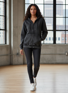 เสื้อฮู้ดดี้ผู้ชายไซส์ใหญ่ พิมพ์ลายดิจิทัล ผ้าฟลีซวินเทจทรงปกติ ระบายอากาศได้ดี เป็นมิตรกับสิ่งแวดล้อม เหมาะสำหรับฤดูหนาว รุ่น High Street Fade - Product Image 5