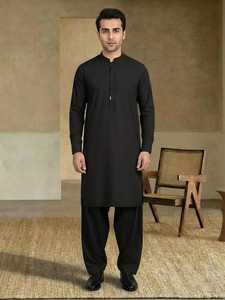 Conception personnalisée pour hommes : Salwar Kameez, vêtements indiens et pakistanais, coton respirant, tenue traditionnelle pour adultes - Product Image 6