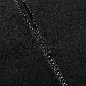 Veste d'hiver en polaire de qualité supérieure, personnalisable en gros, nouveau design, col montant, logo frontal pour homme - Product Image 4