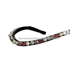 Cuero de caballo de alta calidad con cristal ostentoso, banda decorativa para cejas - Product Image 1