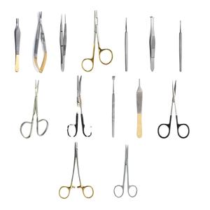 Ensemble d'instruments de blepharoplastie JACKBILLY - Kit de chirurgie plastique pour la chirurgie des paupières, acier inoxydable de haute qualité, manuel, certifié CE MOL - Product Image 1