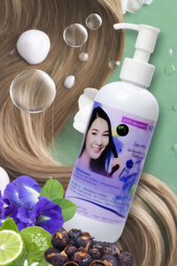 แชมพูสมุนไพรออร์แกนิคสูตร 2-in-1 ป้องกันผมร่วงและบำรุงเส้นผม ผลิตในประเทศไทย - Product Image 4