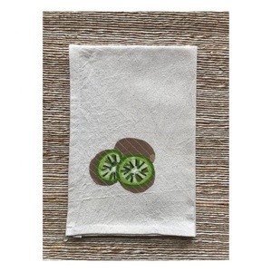 Vente en gros 100pcs 32x32cm mauvais œil brodé Chenille torchon personnalisé torchon accessoire maison réutilisable coton Sublimation - Product Image 3