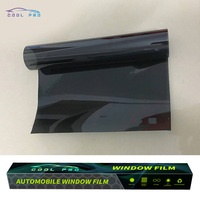Film teinté pour vitres automobiles COOL PRO de luxe, matériau PET, 2 mil, 60% de rejet IR/95% de rejet UV, protection de la vie privée