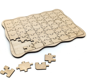 Top Design Wood Puzzle coaster Natural Wooden Engraved Drink Coaster Handcrafted Product in sale - Product Image 5