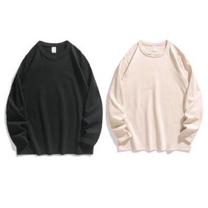 T-shirt court surdimensionné à manches longues effet vieilli personnalisé pour homme, en jersey 100 % coton, imprimé numérique, écologique, anti-UV - Product Image 2