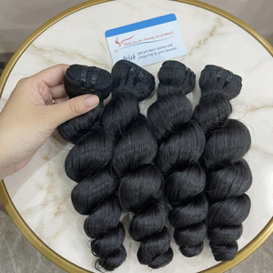 Cheveux Vapeur Ondulés Tendance du Moment, Fabriqués au Vietnam, Cheveux Bruts Vietnamiens, Double Drawn, Effet Vapeur Bouclé Fin comme des Cheveux de Bébé - Product Image 5