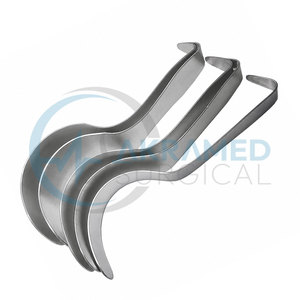 Ensemble de 5 rétracteurs chirurgicaux Deaver de haute qualité en acier inoxydable, certifiés CE, instruments de chirurgie générale - Product Image 3