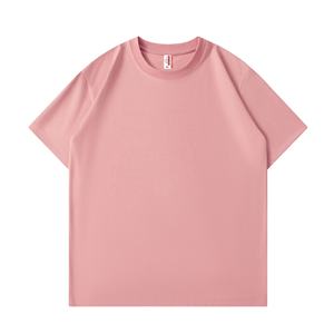 2023 été 210g coton lourd hommes surdimensionné T-Shirt personnalisé blanc goutte épaule à manches courtes respirant 100% coton - Product Image 6