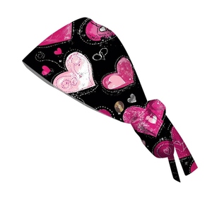 Gorros Médicos Unisex de Tela de Sarga de Algodón con Estampado de Dibujos Animados, con Detección de Agujas y Fusión sin Costuras para Uso Hospitalario por WARPRO INDUSTRY - Product Image 6