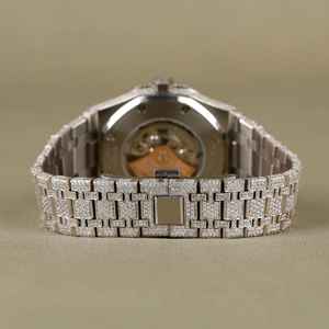 Antique Round Cut Moissanite <b>Diamond</b> <b>Watch</b> Hip Hop Fancy <b>Watch</b> Latest Design Unique <b>Watch</b> Men's Accessories - Product Image 3