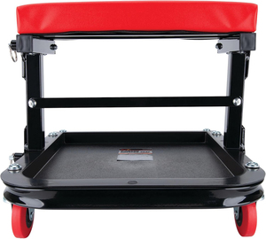 <b>Folding</b> C-Frame Garage Creeper <b>Stool</b> Rolling <b>Stool</b> with Tool Tray 2" Swivel Casters for Garage Automotive Detailing GAPGAR022 - Product Image 3